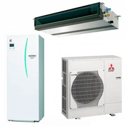 Mitsubishi Electric ECODAN HÍBRIDO – Aerotermia 8 kW, Inverter Avanzado